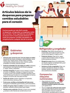 Pantry Basics for Heart-Healthy Meals infographic thumbnail